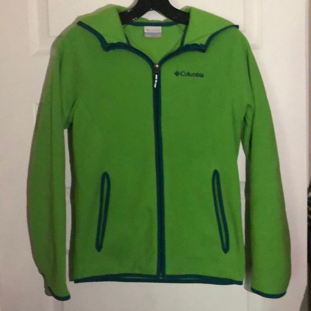 Columbia Boys Fleece Zip-up Jacket With Hoodie